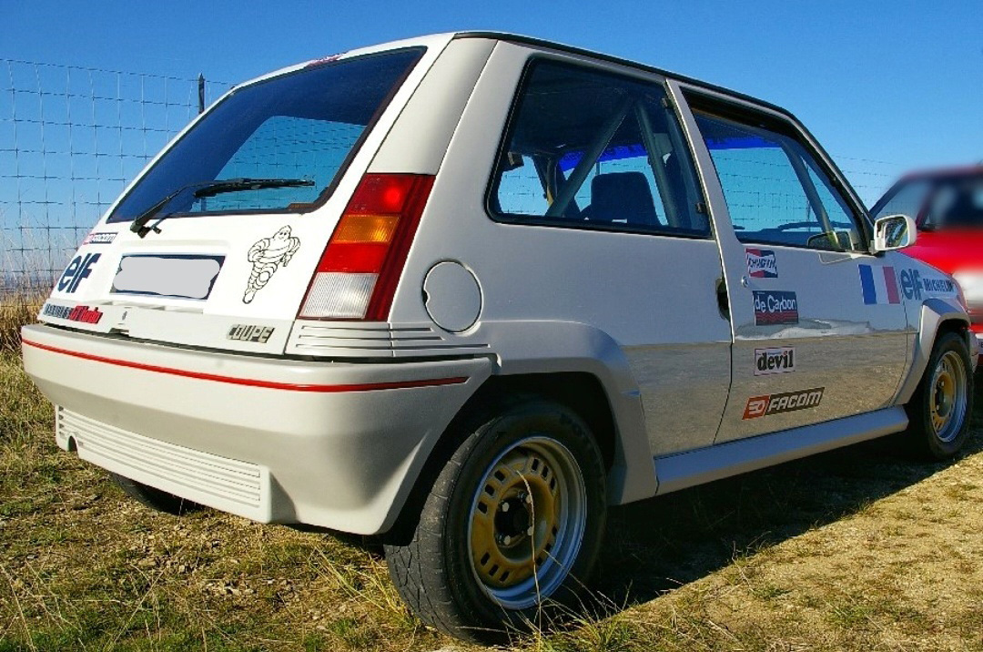 Renault Super 5 GT Turbo 3/4 arrière droit